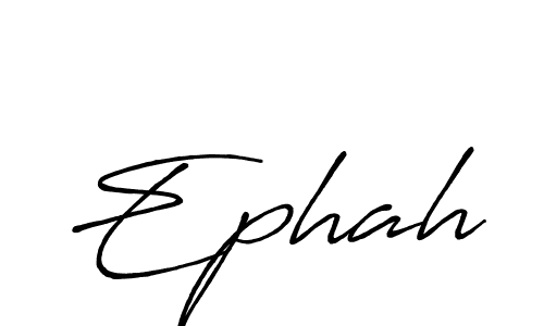 Make a beautiful signature design for name Ephah. With this signature (Antro_Vectra_Bolder) style, you can create a handwritten signature for free. Ephah signature style 7 images and pictures png