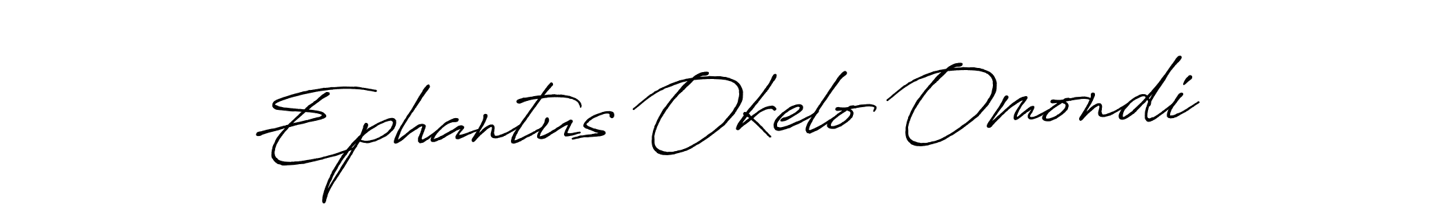You should practise on your own different ways (Antro_Vectra_Bolder) to write your name (Ephantus Okelo Omondi) in signature. don't let someone else do it for you. Ephantus Okelo Omondi signature style 7 images and pictures png