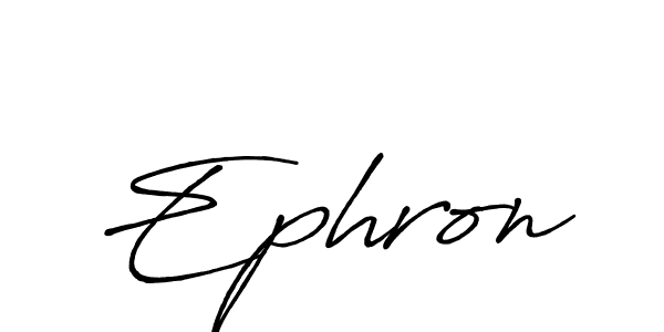 Make a beautiful signature design for name Ephron. Use this online signature maker to create a handwritten signature for free. Ephron signature style 7 images and pictures png
