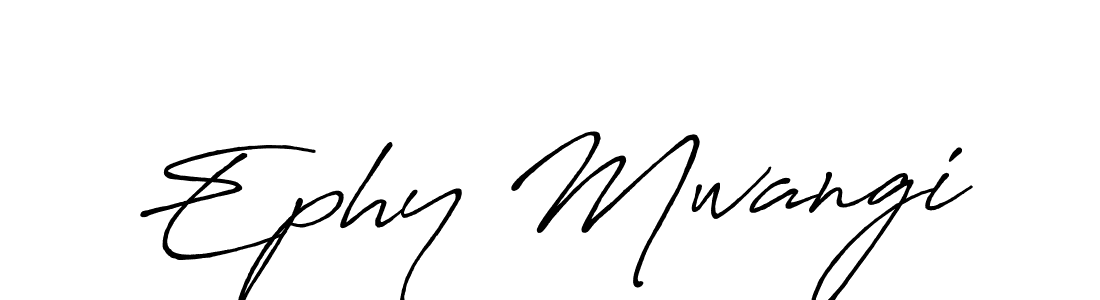 Ephy Mwangi stylish signature style. Best Handwritten Sign (Antro_Vectra_Bolder) for my name. Handwritten Signature Collection Ideas for my name Ephy Mwangi. Ephy Mwangi signature style 7 images and pictures png