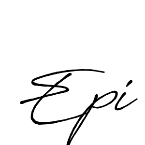 The best way (Antro_Vectra_Bolder) to make a short signature is to pick only two or three words in your name. The name Epi include a total of six letters. For converting this name. Epi signature style 7 images and pictures png