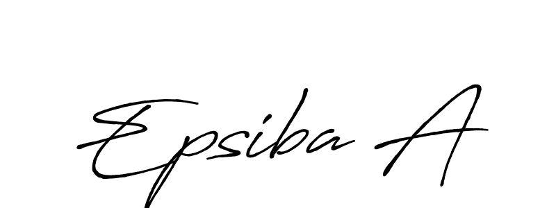 The best way (Antro_Vectra_Bolder) to make a short signature is to pick only two or three words in your name. The name Epsiba A include a total of six letters. For converting this name. Epsiba A signature style 7 images and pictures png