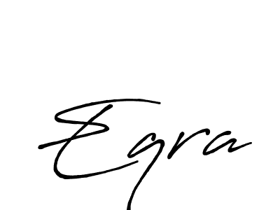 Design your own signature with our free online signature maker. With this signature software, you can create a handwritten (Antro_Vectra_Bolder) signature for name Eqra. Eqra signature style 7 images and pictures png