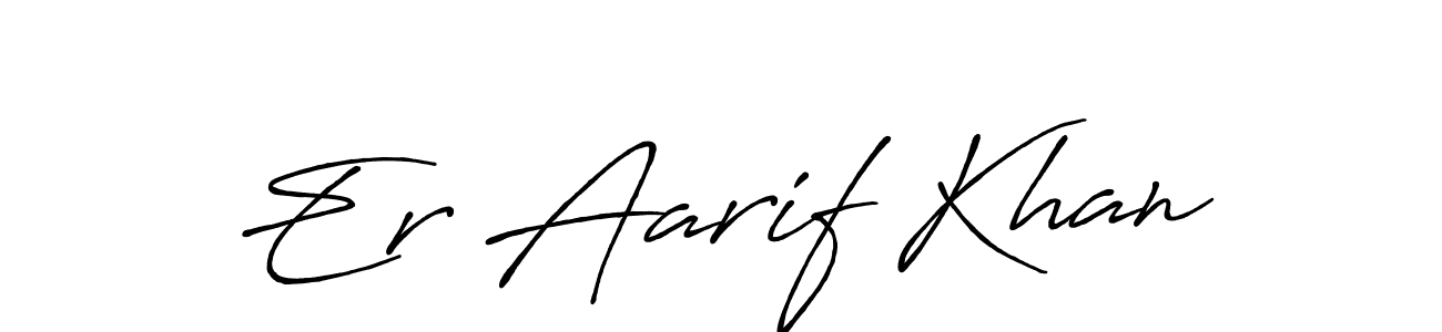 It looks lik you need a new signature style for name Er Aarif Khan. Design unique handwritten (Antro_Vectra_Bolder) signature with our free signature maker in just a few clicks. Er Aarif Khan signature style 7 images and pictures png