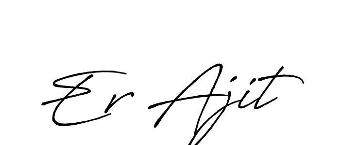 You can use this online signature creator to create a handwritten signature for the name Er Ajit. This is the best online autograph maker. Er Ajit signature style 7 images and pictures png