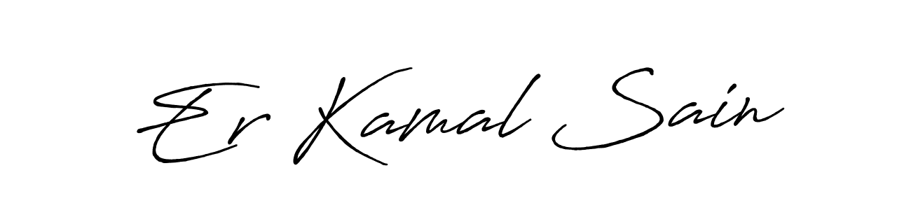 Once you've used our free online signature maker to create your best signature Antro_Vectra_Bolder style, it's time to enjoy all of the benefits that Er Kamal Sain name signing documents. Er Kamal Sain signature style 7 images and pictures png