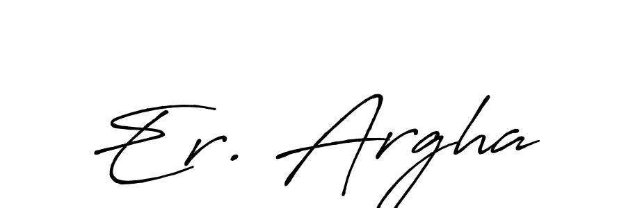 You should practise on your own different ways (Antro_Vectra_Bolder) to write your name (Er. Argha) in signature. don't let someone else do it for you. Er. Argha signature style 7 images and pictures png