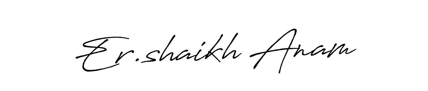 if you are searching for the best signature style for your name Er.shaikh Anam. so please give up your signature search. here we have designed multiple signature styles  using Antro_Vectra_Bolder. Er.shaikh Anam signature style 7 images and pictures png
