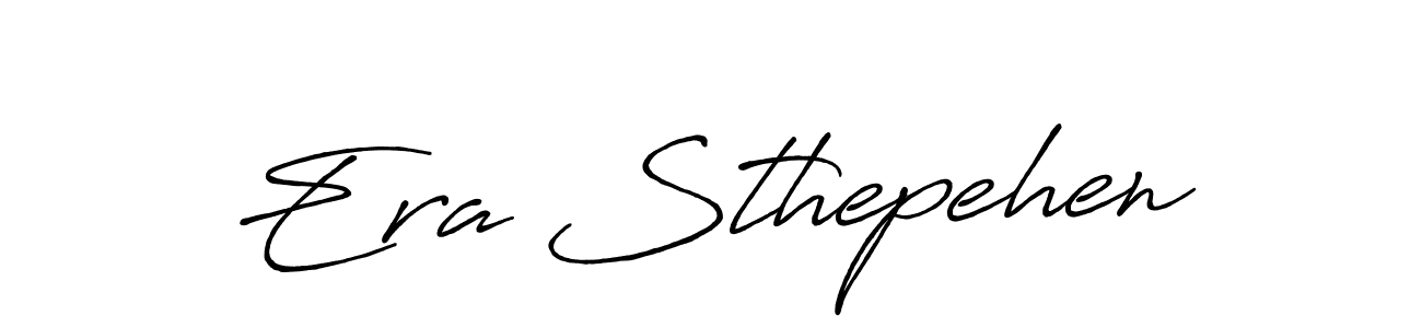 Also You can easily find your signature by using the search form. We will create Era Sthepehen name handwritten signature images for you free of cost using Antro_Vectra_Bolder sign style. Era Sthepehen signature style 7 images and pictures png