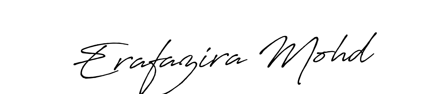 Make a beautiful signature design for name Erafazira Mohd. Use this online signature maker to create a handwritten signature for free. Erafazira Mohd signature style 7 images and pictures png