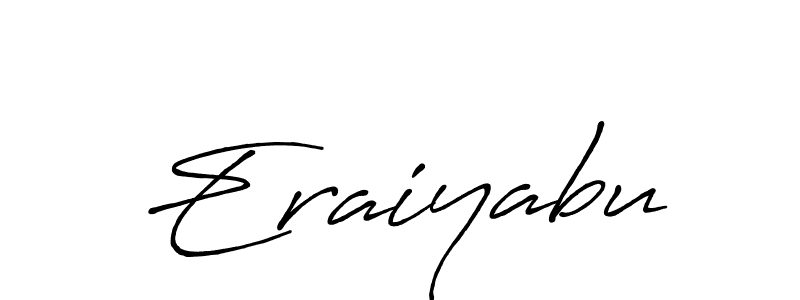 Antro_Vectra_Bolder is a professional signature style that is perfect for those who want to add a touch of class to their signature. It is also a great choice for those who want to make their signature more unique. Get Eraiyabu name to fancy signature for free. Eraiyabu signature style 7 images and pictures png