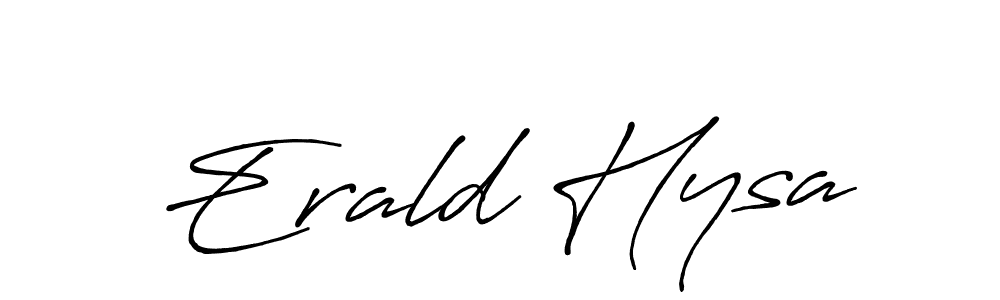 It looks lik you need a new signature style for name Erald Hysa. Design unique handwritten (Antro_Vectra_Bolder) signature with our free signature maker in just a few clicks. Erald Hysa signature style 7 images and pictures png