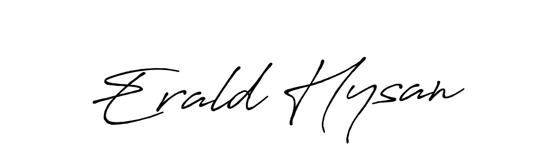 Make a beautiful signature design for name Erald Hysan. Use this online signature maker to create a handwritten signature for free. Erald Hysan signature style 7 images and pictures png
