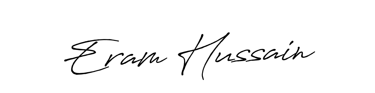 See photos of Eram Hussain official signature by Spectra . Check more albums & portfolios. Read reviews & check more about Antro_Vectra_Bolder font. Eram Hussain signature style 7 images and pictures png