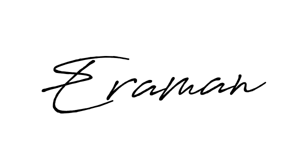 Once you've used our free online signature maker to create your best signature Antro_Vectra_Bolder style, it's time to enjoy all of the benefits that Eraman name signing documents. Eraman signature style 7 images and pictures png