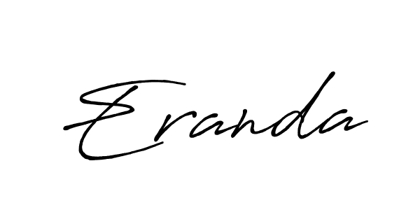 Also You can easily find your signature by using the search form. We will create Eranda name handwritten signature images for you free of cost using Antro_Vectra_Bolder sign style. Eranda signature style 7 images and pictures png