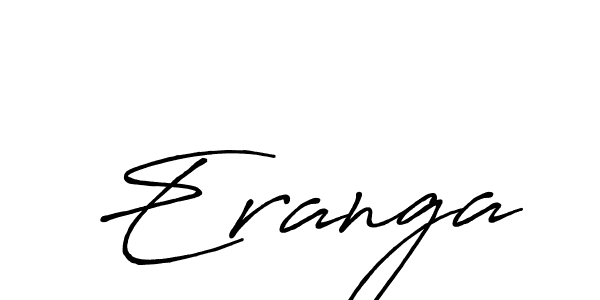 if you are searching for the best signature style for your name Eranga. so please give up your signature search. here we have designed multiple signature styles  using Antro_Vectra_Bolder. Eranga signature style 7 images and pictures png