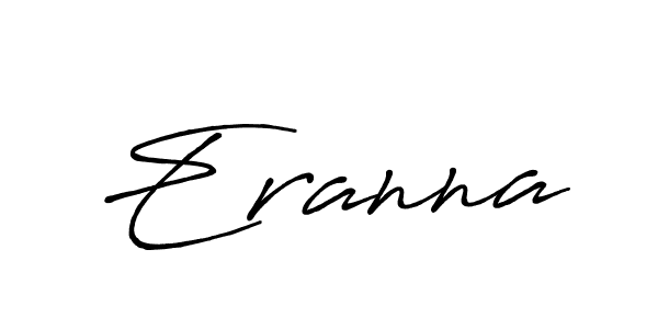 Once you've used our free online signature maker to create your best signature Antro_Vectra_Bolder style, it's time to enjoy all of the benefits that Eranna name signing documents. Eranna signature style 7 images and pictures png