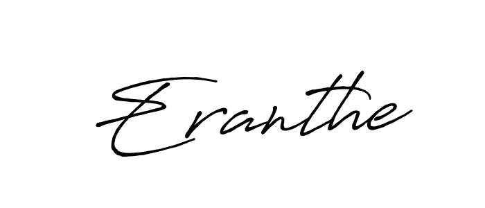 Once you've used our free online signature maker to create your best signature Antro_Vectra_Bolder style, it's time to enjoy all of the benefits that Eranthe name signing documents. Eranthe signature style 7 images and pictures png