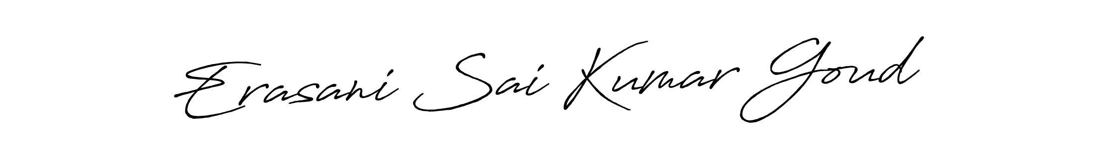 This is the best signature style for the Erasani Sai Kumar Goud name. Also you like these signature font (Antro_Vectra_Bolder). Mix name signature. Erasani Sai Kumar Goud signature style 7 images and pictures png