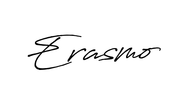 Create a beautiful signature design for name Erasmo. With this signature (Antro_Vectra_Bolder) fonts, you can make a handwritten signature for free. Erasmo signature style 7 images and pictures png