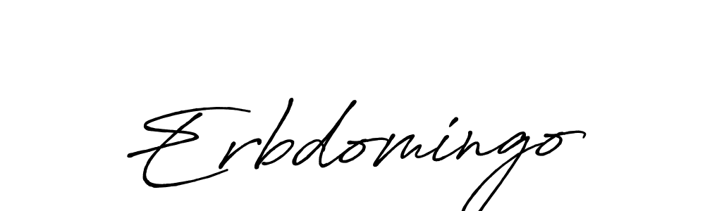 The best way (Antro_Vectra_Bolder) to make a short signature is to pick only two or three words in your name. The name Erbdomingo include a total of six letters. For converting this name. Erbdomingo signature style 7 images and pictures png