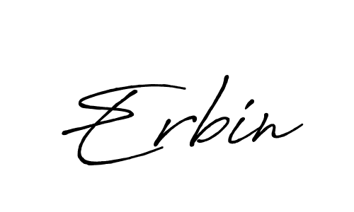 Also we have Erbin name is the best signature style. Create professional handwritten signature collection using Antro_Vectra_Bolder autograph style. Erbin signature style 7 images and pictures png