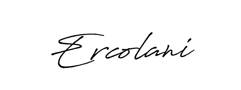How to make Ercolani signature? Antro_Vectra_Bolder is a professional autograph style. Create handwritten signature for Ercolani name. Ercolani signature style 7 images and pictures png