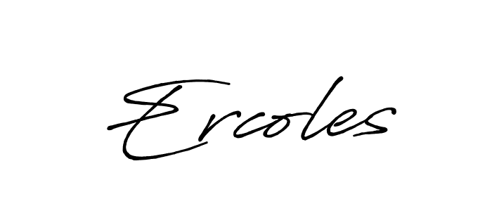 How to make Ercoles signature? Antro_Vectra_Bolder is a professional autograph style. Create handwritten signature for Ercoles name. Ercoles signature style 7 images and pictures png
