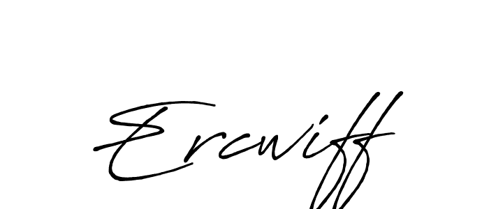 Ercwiff stylish signature style. Best Handwritten Sign (Antro_Vectra_Bolder) for my name. Handwritten Signature Collection Ideas for my name Ercwiff. Ercwiff signature style 7 images and pictures png