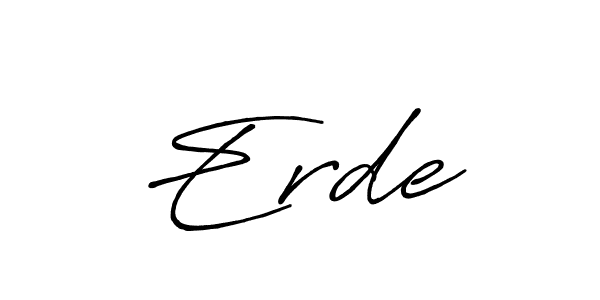 How to make Erdeš name signature. Use Antro_Vectra_Bolder style for creating short signs online. This is the latest handwritten sign. Erdeš signature style 7 images and pictures png