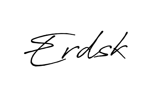 Use a signature maker to create a handwritten signature online. With this signature software, you can design (Antro_Vectra_Bolder) your own signature for name Erdsk. Erdsk signature style 7 images and pictures png