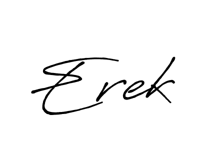 Once you've used our free online signature maker to create your best signature Antro_Vectra_Bolder style, it's time to enjoy all of the benefits that Erek name signing documents. Erek signature style 7 images and pictures png