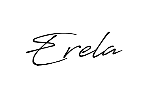 Similarly Antro_Vectra_Bolder is the best handwritten signature design. Signature creator online .You can use it as an online autograph creator for name Erela. Erela signature style 7 images and pictures png