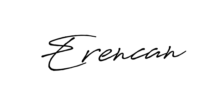 It looks lik you need a new signature style for name Erencan. Design unique handwritten (Antro_Vectra_Bolder) signature with our free signature maker in just a few clicks. Erencan signature style 7 images and pictures png