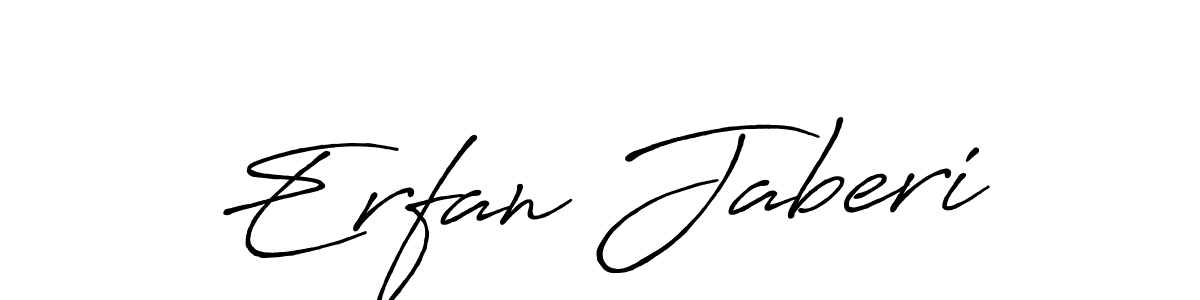 if you are searching for the best signature style for your name Erfan Jaberi. so please give up your signature search. here we have designed multiple signature styles  using Antro_Vectra_Bolder. Erfan Jaberi signature style 7 images and pictures png