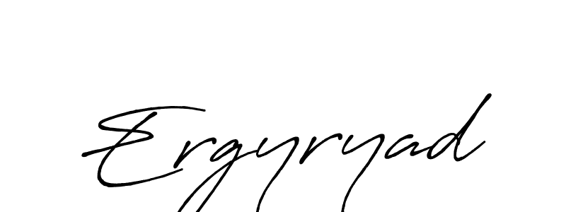 How to make Ergyryad signature? Antro_Vectra_Bolder is a professional autograph style. Create handwritten signature for Ergyryad name. Ergyryad signature style 7 images and pictures png