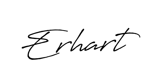 Make a beautiful signature design for name Erhart. With this signature (Antro_Vectra_Bolder) style, you can create a handwritten signature for free. Erhart signature style 7 images and pictures png