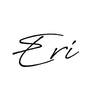 Use a signature maker to create a handwritten signature online. With this signature software, you can design (Antro_Vectra_Bolder) your own signature for name Eri. Eri signature style 7 images and pictures png