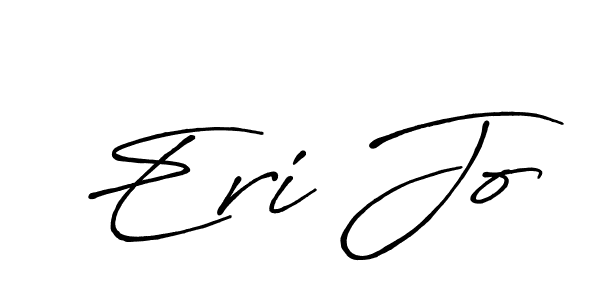 Create a beautiful signature design for name Eri Jo. With this signature (Antro_Vectra_Bolder) fonts, you can make a handwritten signature for free. Eri Jo signature style 7 images and pictures png