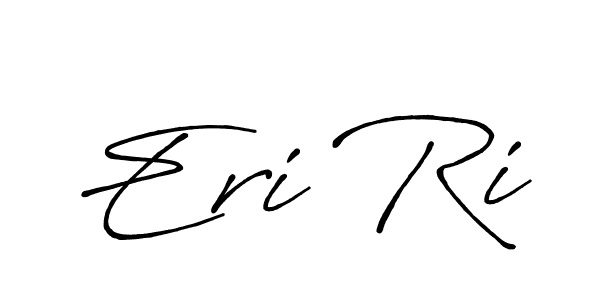 You should practise on your own different ways (Antro_Vectra_Bolder) to write your name (Eri Ri) in signature. don't let someone else do it for you. Eri Ri signature style 7 images and pictures png