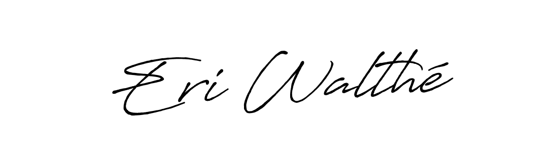 Also we have Eri Walthé name is the best signature style. Create professional handwritten signature collection using Antro_Vectra_Bolder autograph style. Eri Walthé signature style 7 images and pictures png