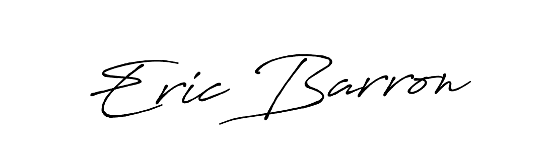 Eric Barron stylish signature style. Best Handwritten Sign (Antro_Vectra_Bolder) for my name. Handwritten Signature Collection Ideas for my name Eric Barron. Eric Barron signature style 7 images and pictures png