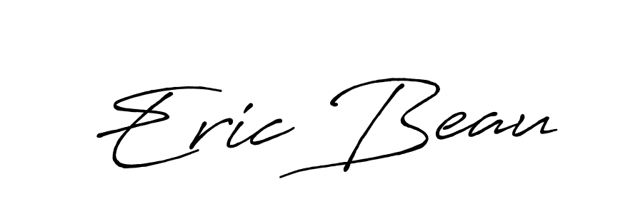 Create a beautiful signature design for name Eric Beau. With this signature (Antro_Vectra_Bolder) fonts, you can make a handwritten signature for free. Eric Beau signature style 7 images and pictures png