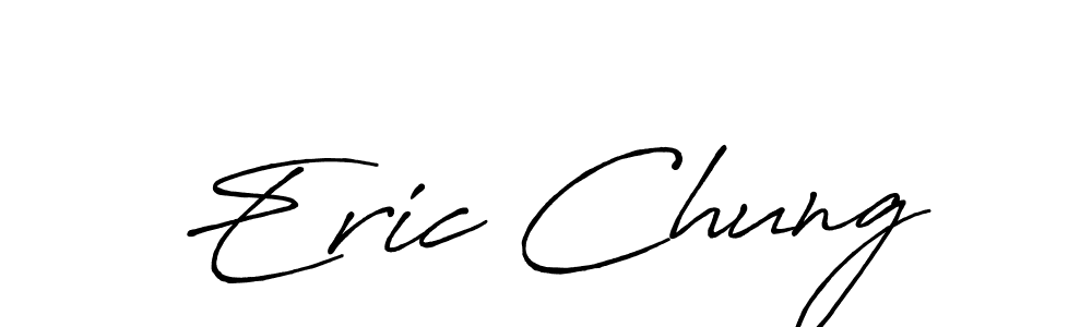 Eric Chung stylish signature style. Best Handwritten Sign (Antro_Vectra_Bolder) for my name. Handwritten Signature Collection Ideas for my name Eric Chung. Eric Chung signature style 7 images and pictures png