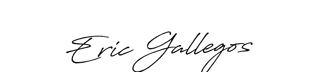 You should practise on your own different ways (Antro_Vectra_Bolder) to write your name (Eric Gallegos) in signature. don't let someone else do it for you. Eric Gallegos signature style 7 images and pictures png