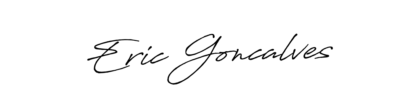 Antro_Vectra_Bolder is a professional signature style that is perfect for those who want to add a touch of class to their signature. It is also a great choice for those who want to make their signature more unique. Get Eric Goncalves name to fancy signature for free. Eric Goncalves signature style 7 images and pictures png