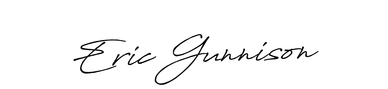 How to make Eric Gunnison signature? Antro_Vectra_Bolder is a professional autograph style. Create handwritten signature for Eric Gunnison name. Eric Gunnison signature style 7 images and pictures png