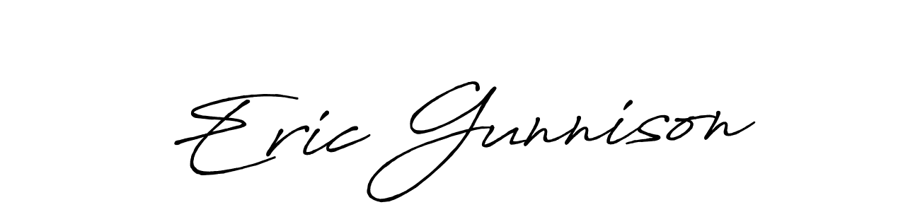 Best and Professional Signature Style for Eric Gunnison. Antro_Vectra_Bolder Best Signature Style Collection. Eric Gunnison signature style 7 images and pictures png