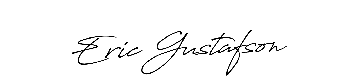 How to make Eric Gustafson name signature. Use Antro_Vectra_Bolder style for creating short signs online. This is the latest handwritten sign. Eric Gustafson signature style 7 images and pictures png